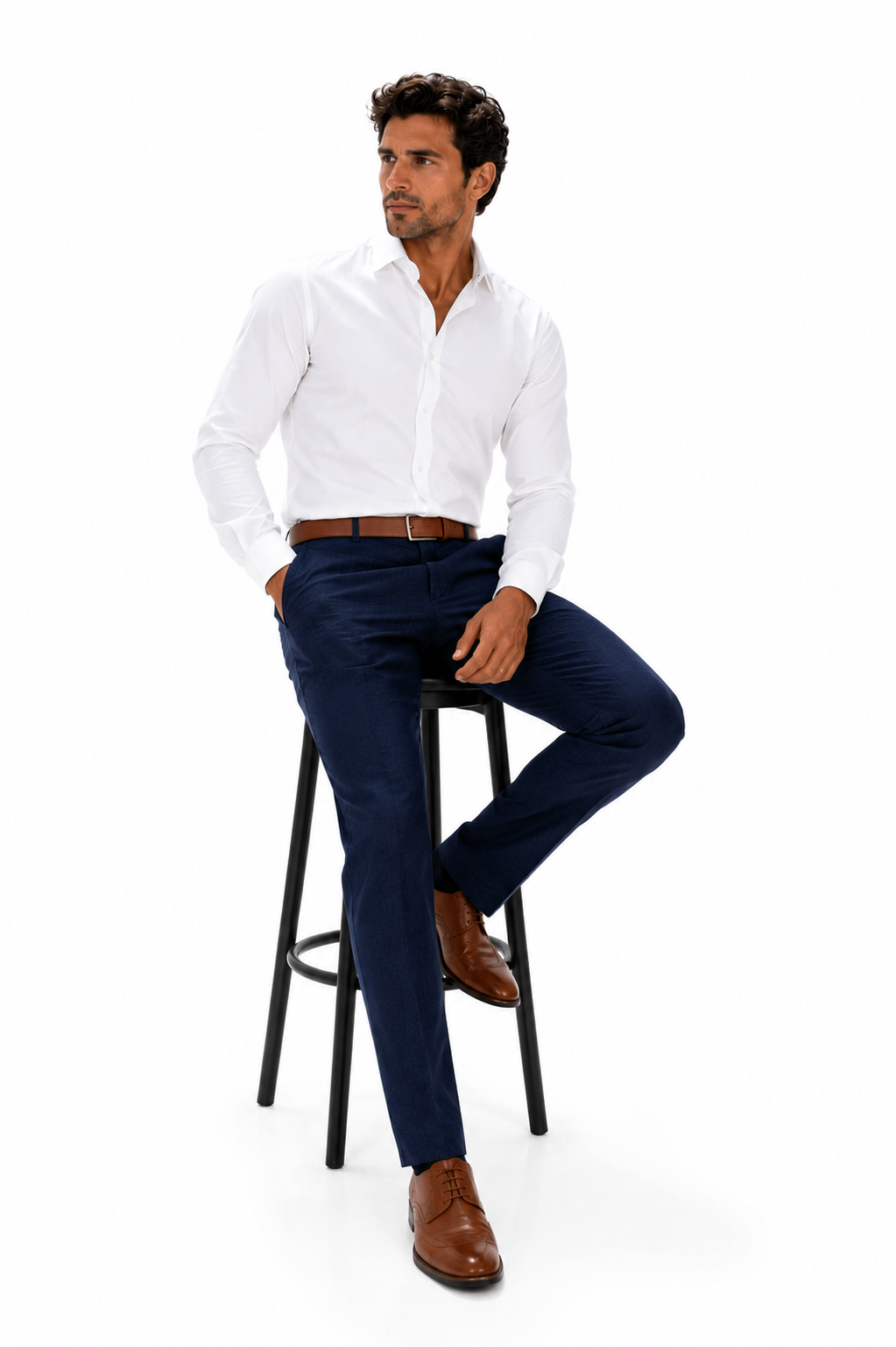 Casual Linen Suit Pants for Men – Breathable Beach Wedding Summer Trousers - dress size pants : 28 Unfinished bottom