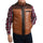Men’s Honey Cowhide & Sheepskin Leather Cowboy Vest