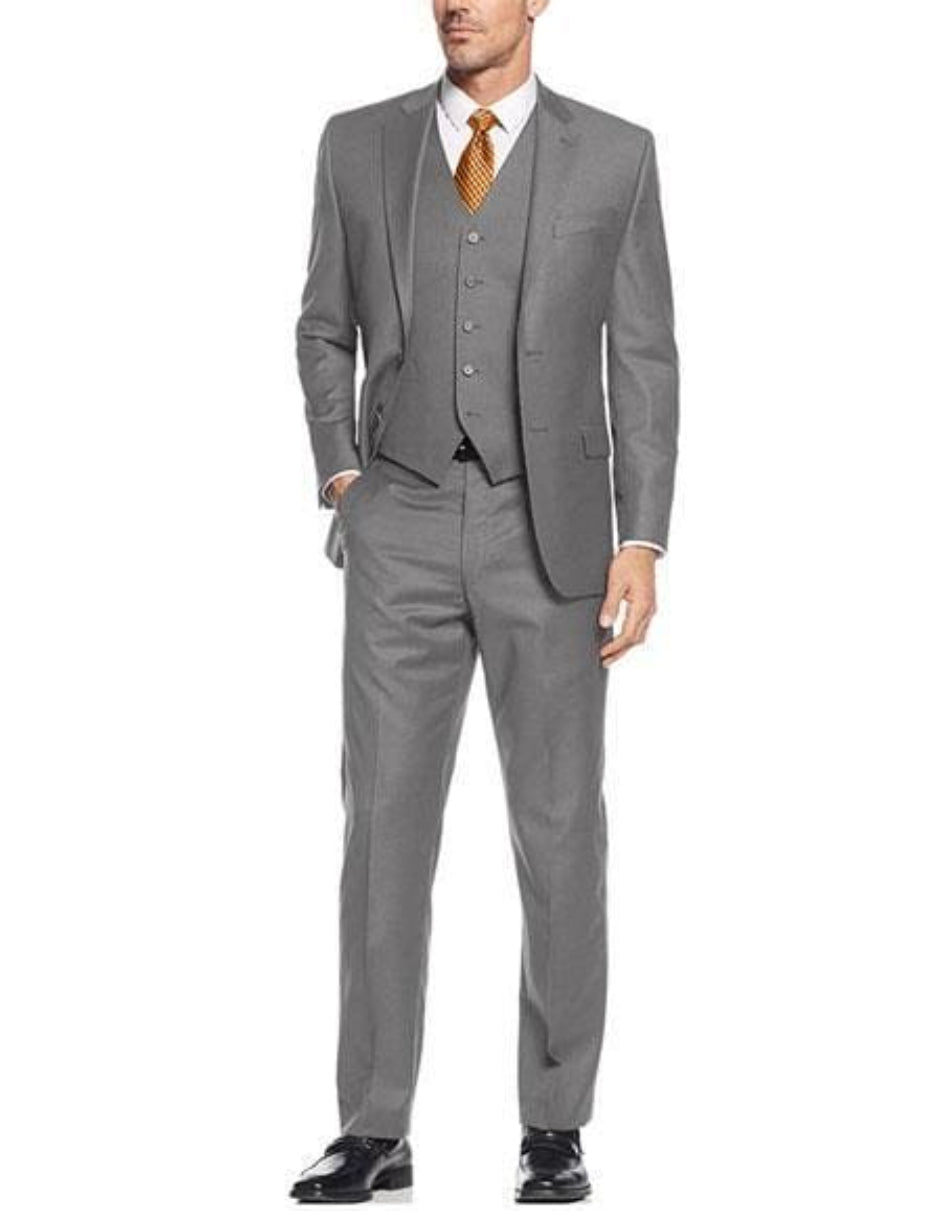 Gray Charcoal Groomsmen Suits - Gray