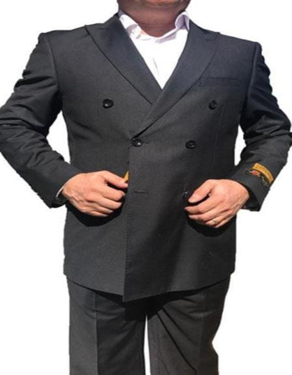 Charcoal Groomsmen Suits - Classic Fit Suit - Charcoal