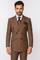 Classic Fit in Brown Plaid Color by Rossiman