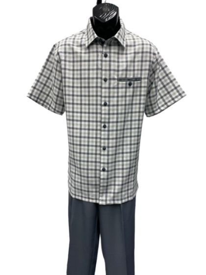 Mens 2 Piece Walking Suit - Plaid