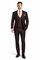 Chocolate Brown Slim Fit Suit – Rossi Man Max 3-Piece Formal Set-New Designer Collection