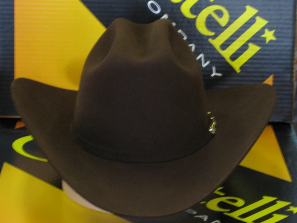 Serratelli 6X Amapola Chocolate 4" Brim Western Cowboy Hat All Sizes - 6 5/8