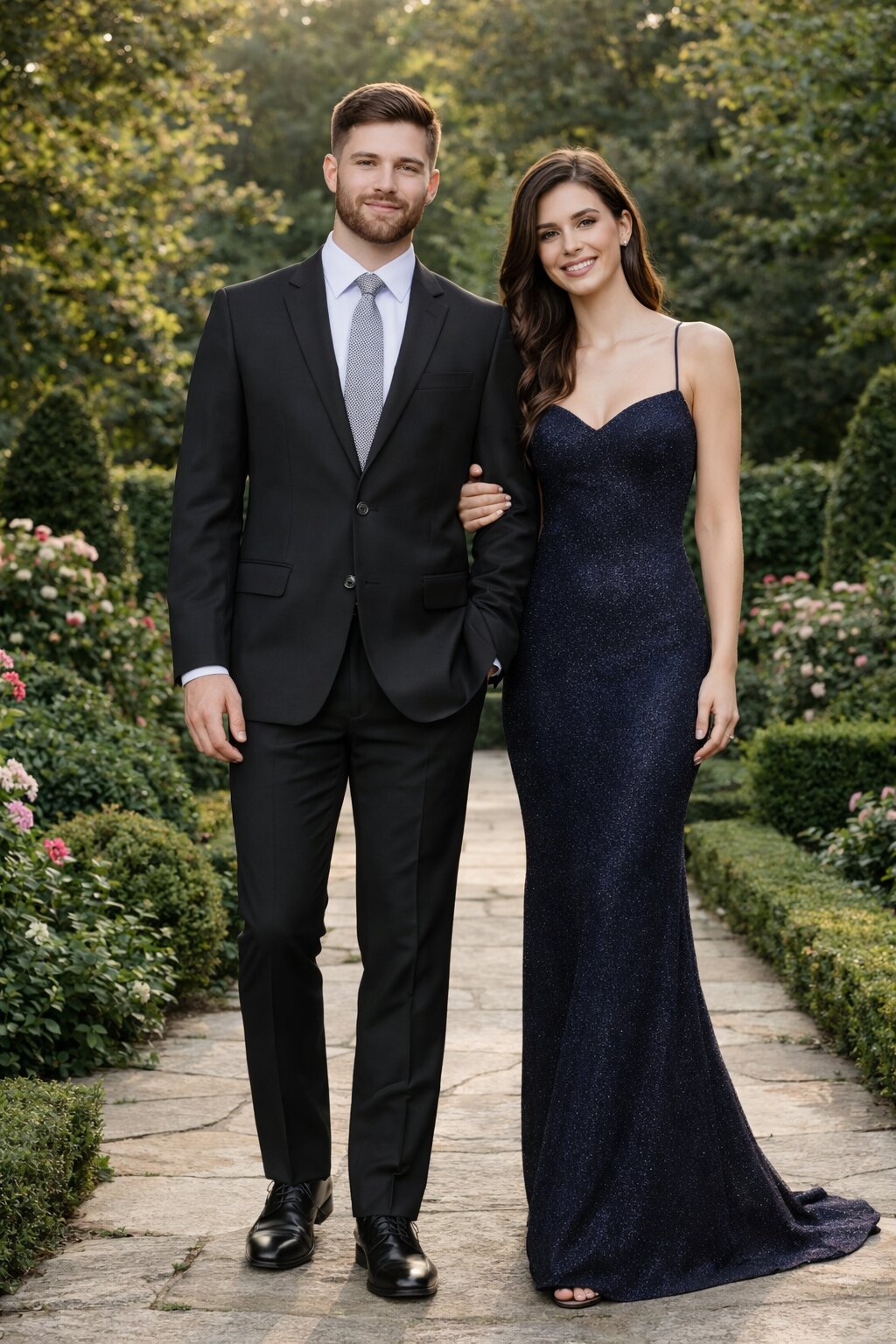 Modern Fit Tiglio Wool Double-Breasted Suit Premium Tailored Formal Suit