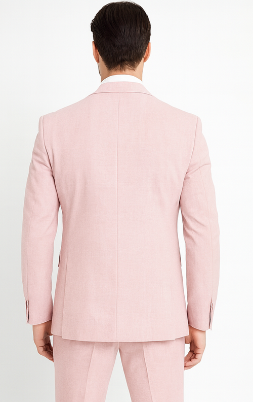 Color Men's 100% Wool 3Piece Suit  Soft Textured Solid Color Outlet