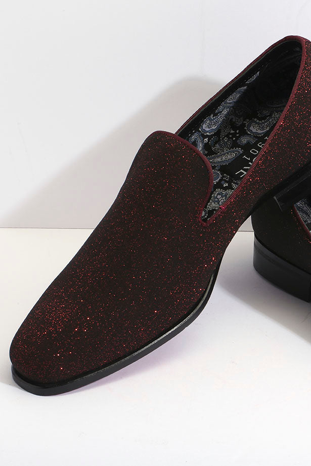 "Cash" Red Couture 1910 Tuxedo Shoes - 7