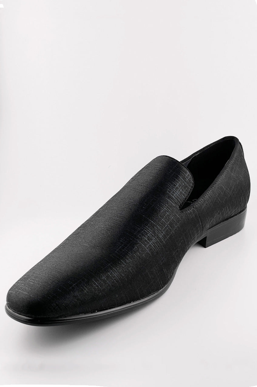 "Sharkskin" Black Couture 1910 Tuxedo Shoes - 7