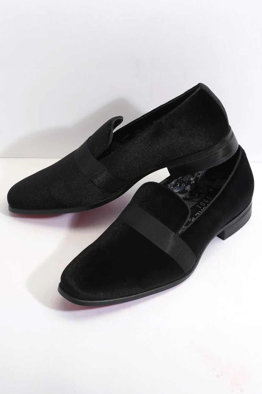 "Lincoln" Black Couture 1910 Tuxedo Shoes - 7