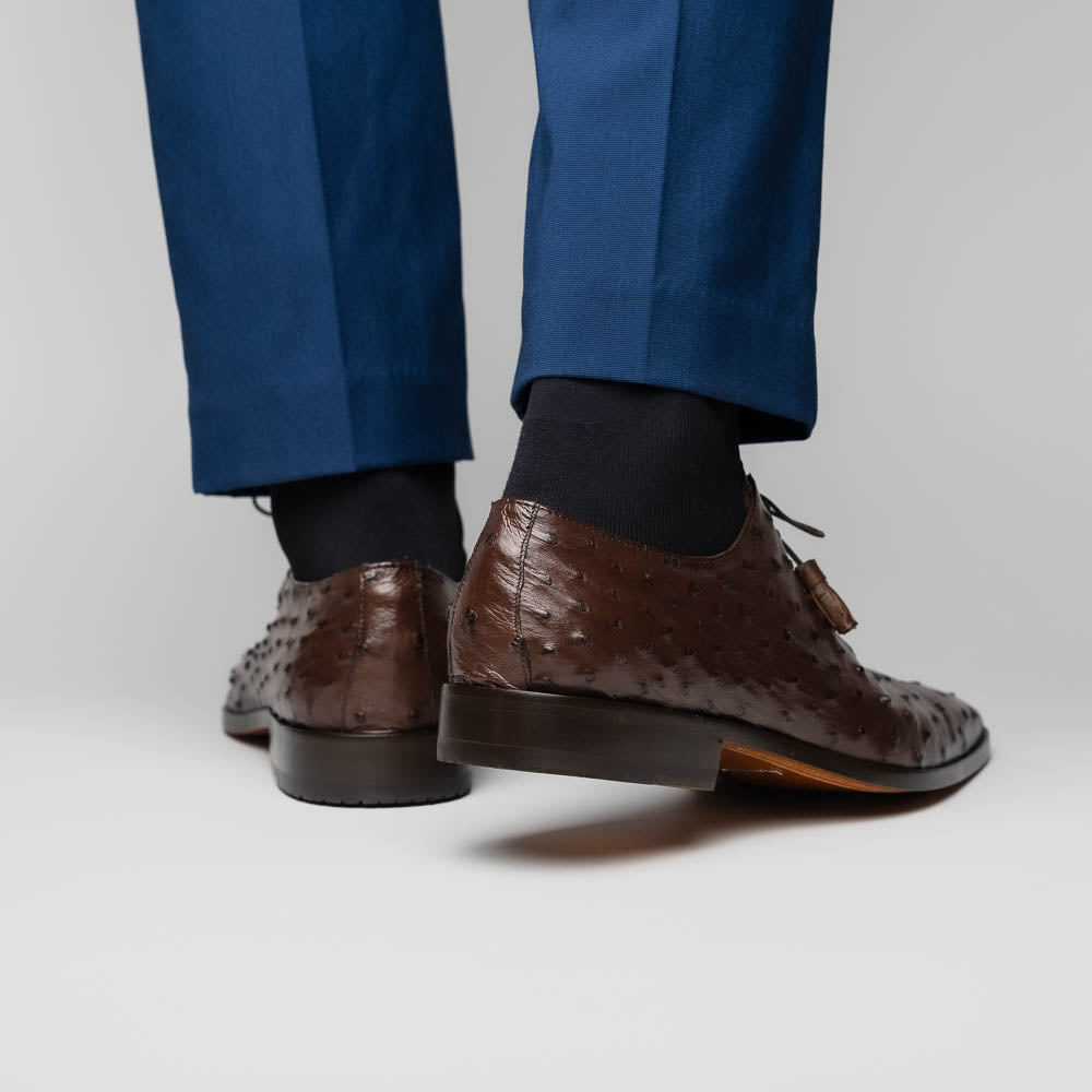 Marco Di Milano Criss Brown Leather Dress Shoe - 8 USA