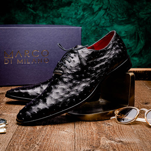 Marco Di Milano Criss Black Leather Loafers