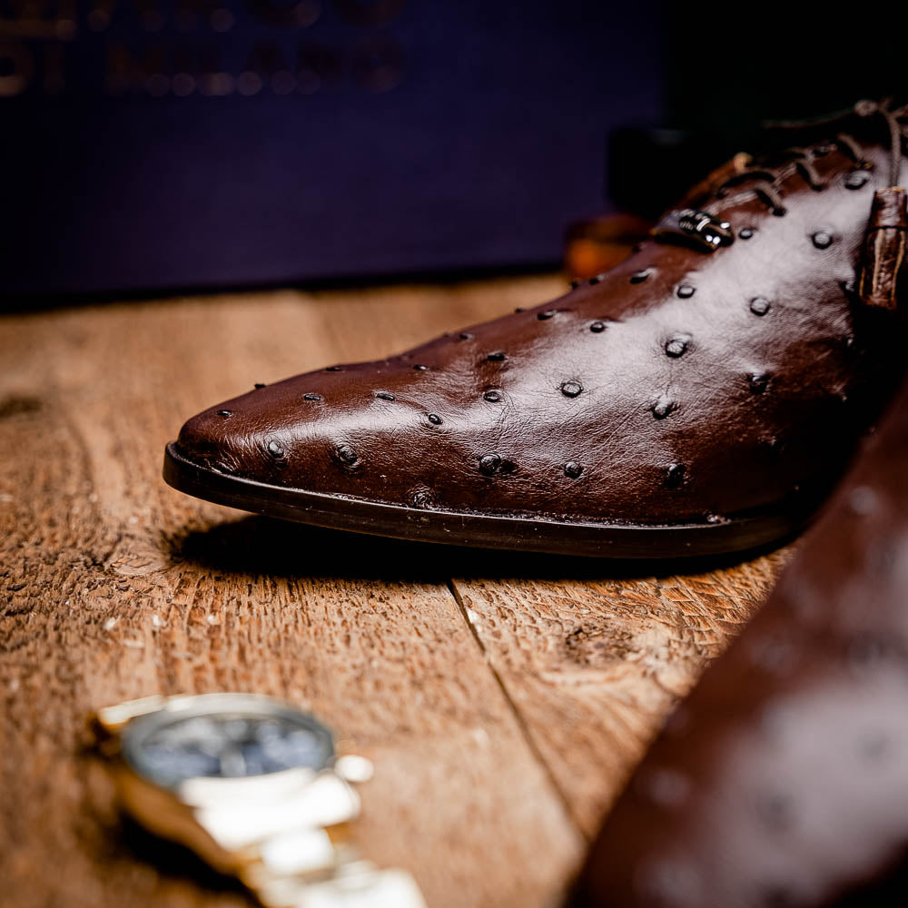 Marco Di Milano Criss Brown Leather Dress Shoe - 8 USA