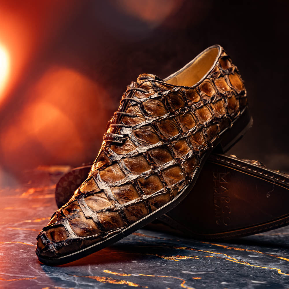Marco Di Milano Olivieri: Clear Brown Leather Dress Shoe - 11.5 USA