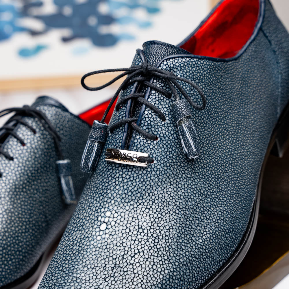 Marco Di Milano Pannuci Navy Leather Luxury Loafer