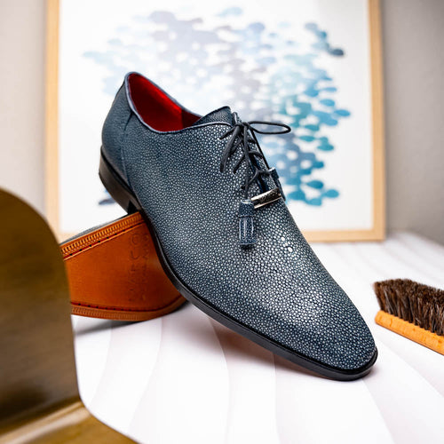 Marco Di Milano Pannuci Navy Leather Luxury Loafer