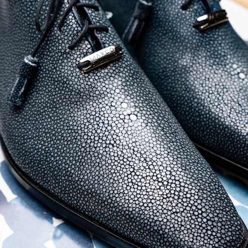Marco Di Milano Pannuci Navy Leather Luxury Loafer