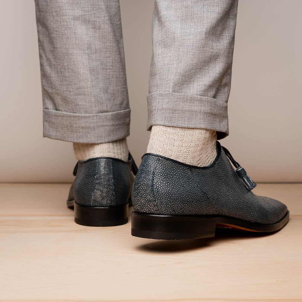 Marco Di Milano Pannuci Navy Leather Luxury Loafer