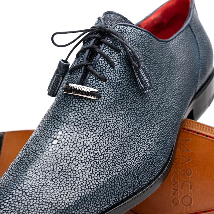 Marco Di Milano Pannuci Navy Leather Luxury Loafer