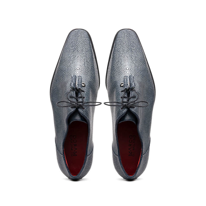 Marco Di Milano Pannuci Navy Leather Luxury Loafer
