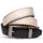 Marco Di Milano Moncalieri Belt - Bone & Black Leather Loafer