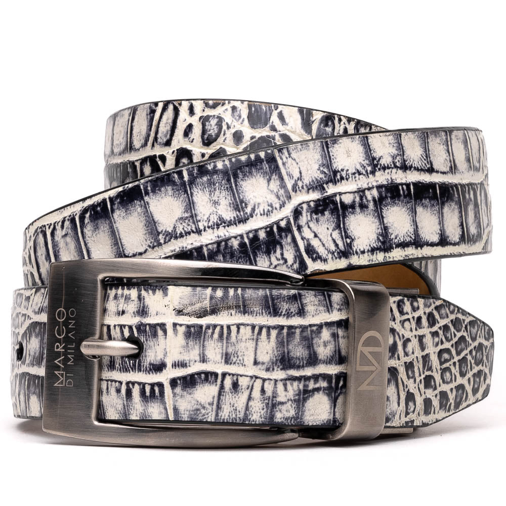 Marco Di Milano Riccardo Belt Antique Newspaper - 36