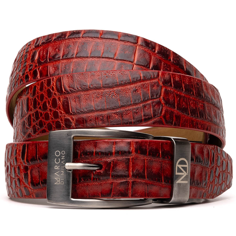 Marco Di Milano Riccardo Belt Antique Red - 36