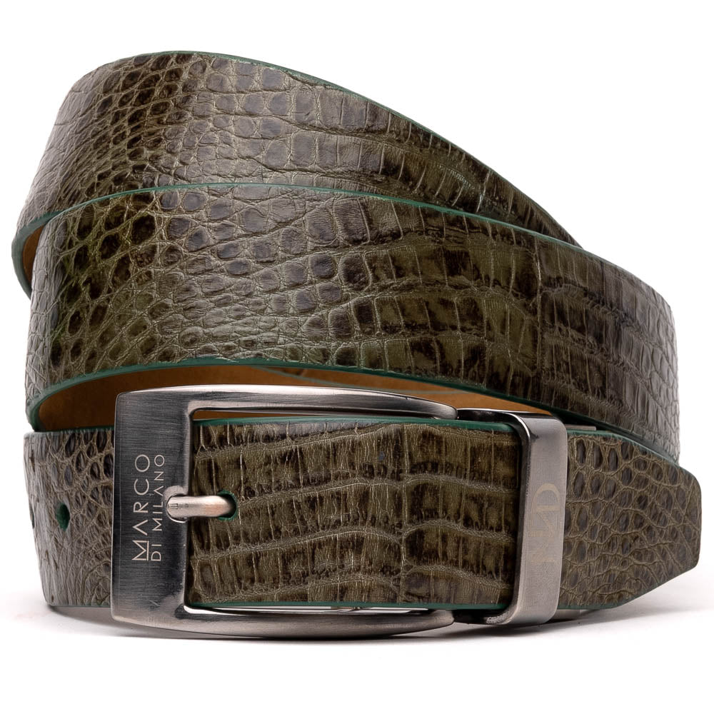 Marco Di Milano Riccardo Belt Rustic Olive - 40
