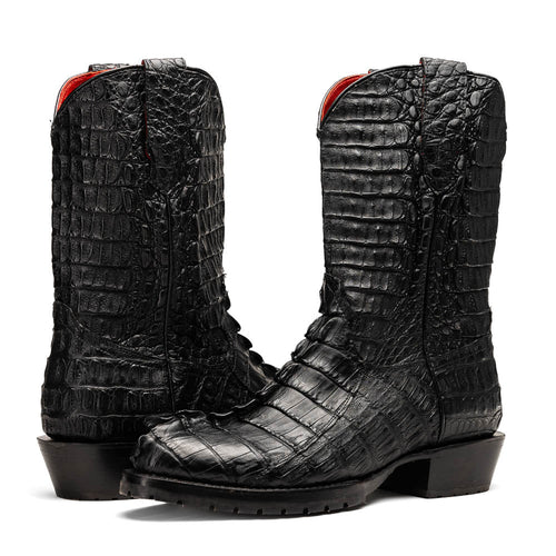 Marco_Di_Milano Marlboro Black Leather Oxfords