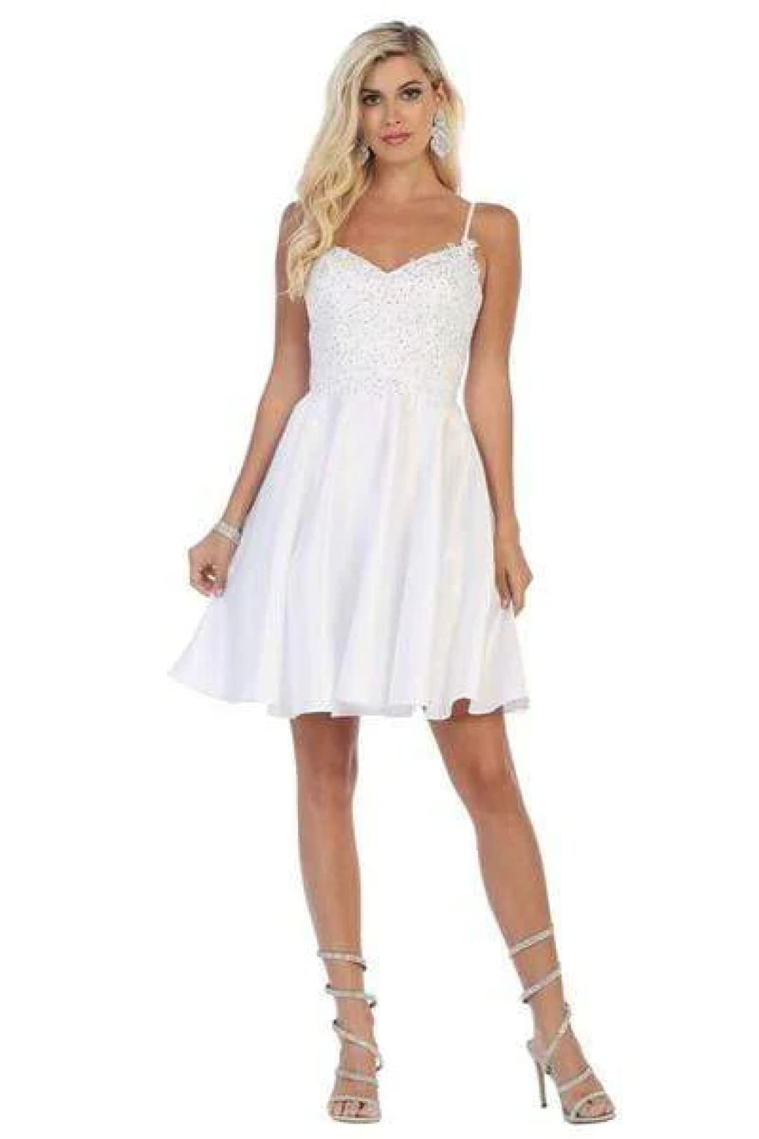 Quince Dama Dresses - Short Quinceanera Dresses in Color Blush - 10