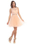 Dama Dresses for Quinceanera in Peach Style MQ1268 Quince Outfit - Peach / 18 - Dress