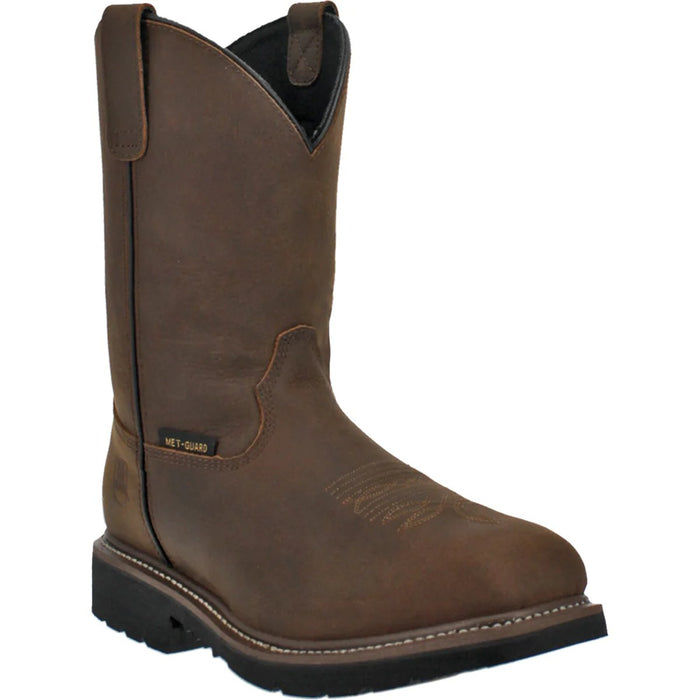 Dan Post Men's Joist Composite Toe Met Guard Leather Work Boot - Brown - 7M