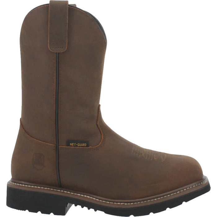 Dan Post Men's Joist Composite Toe Met Guard Leather Work Boot - Brown - 7M