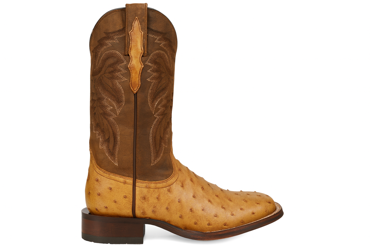 ALAMOSA FULL QUILL OSTRICH BOOT - 7D