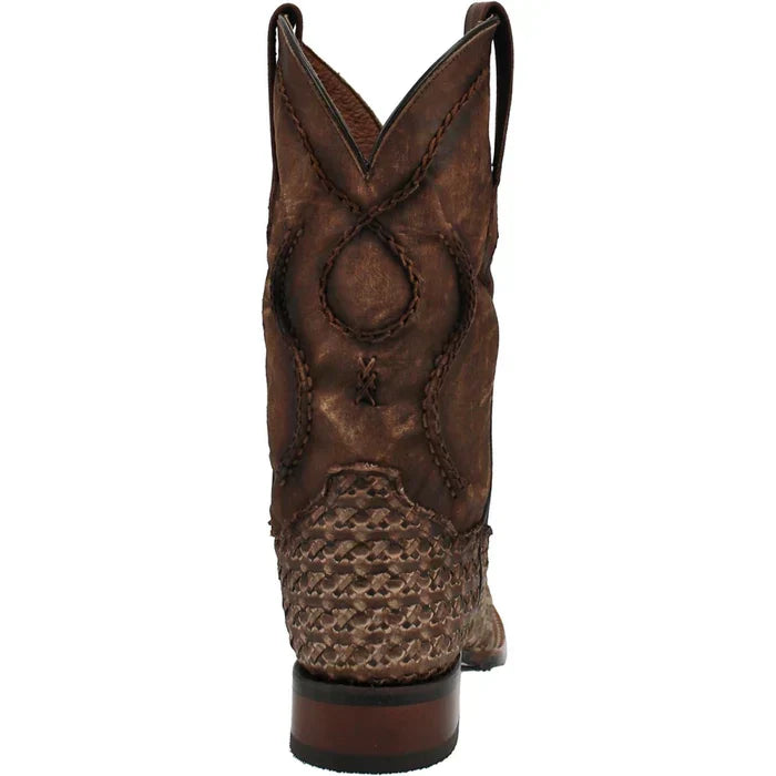Dan Post Men's Stanley Leather Square Toe Boots - Tan - 7D