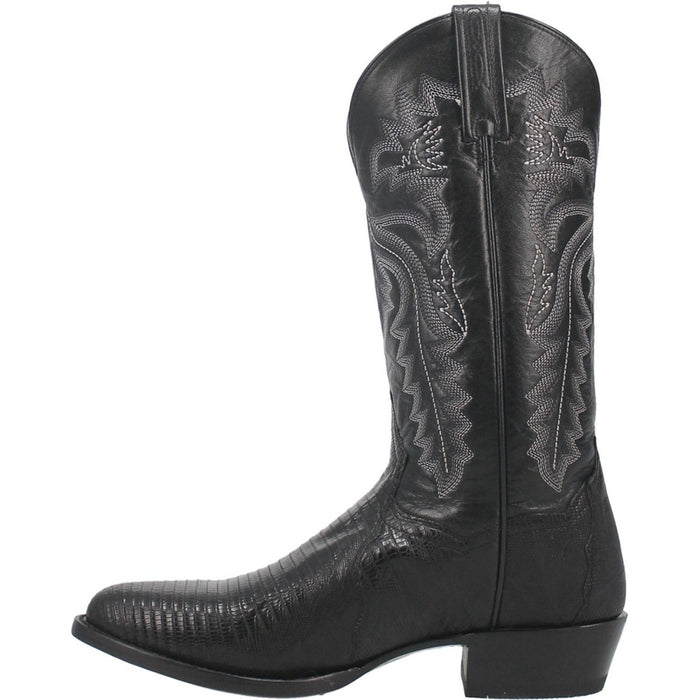 Dan Post Men's Winston Genuine Lizard Round Toe Boots - Tan - 6.5D