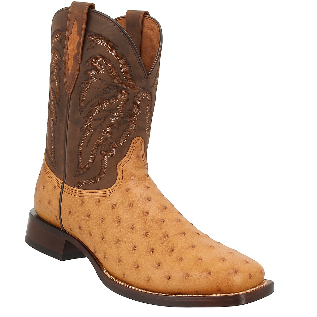 ALAMOSA FULL QUILL OSTRICH BOOT - 7D