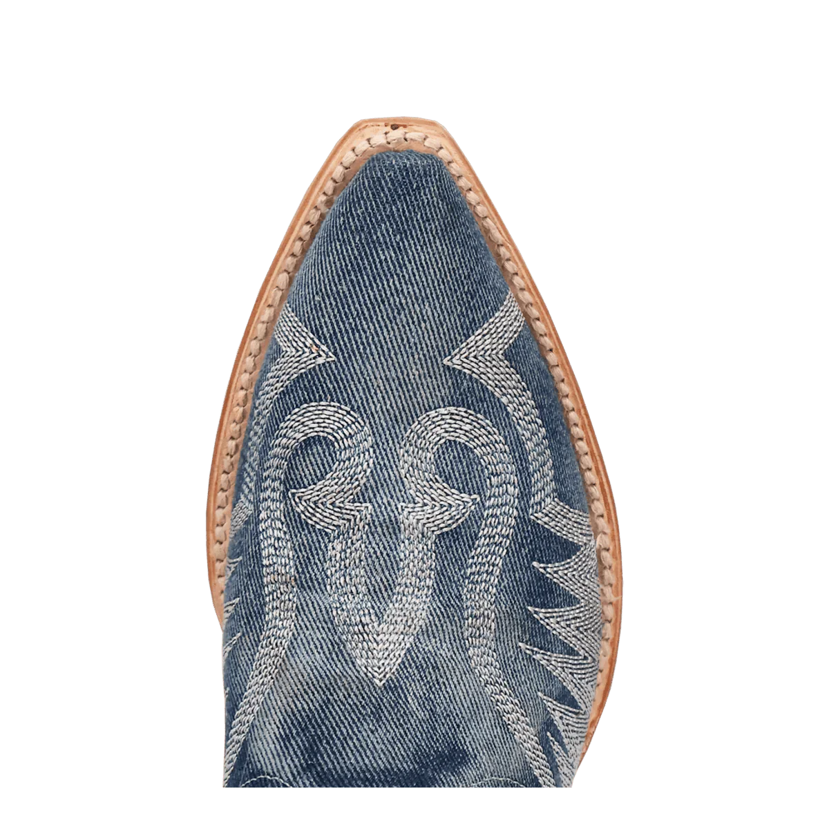 Dan Post Women's Denim Darlin Snip Toe Leather Tall Boots - Blue - Blue