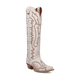 Dan Post Women's Josie Snip Toe Leather Tall Boots - White