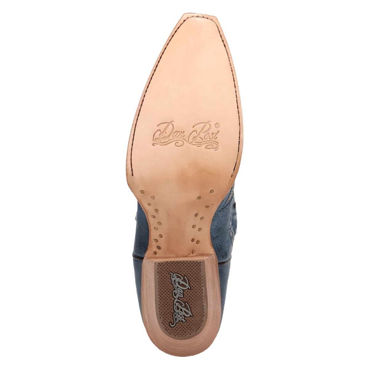 Dan Post Women's Mesa Snip Toe Leather Boots - Blue DP7019 - 6M