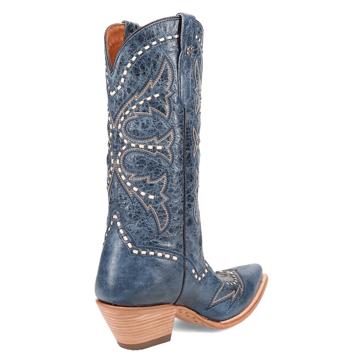 Dan Post Women's Mesa Snip Toe Leather Boots - Blue DP7019 - 6M