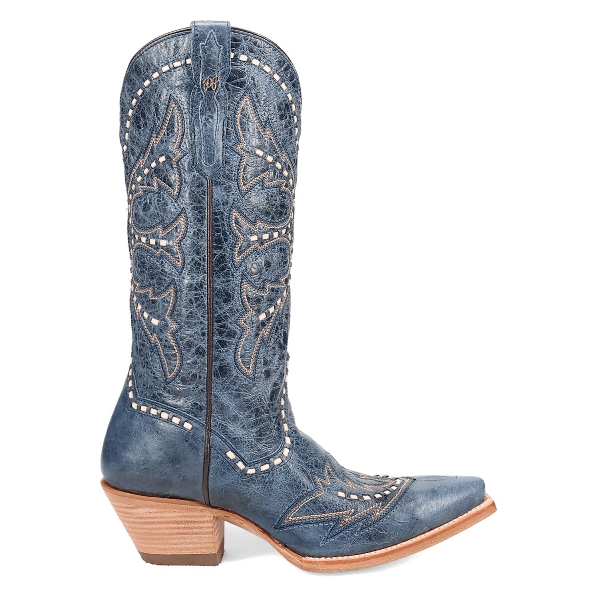 Dan Post Women's Mesa Snip Toe Leather Boots - Blue DP7019 - 6M