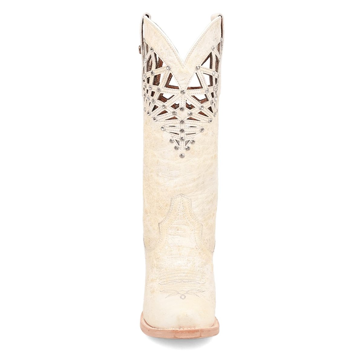 Dan Post Women's Miley Snip Toe Leather Boots - Bone DP7018 - 6M