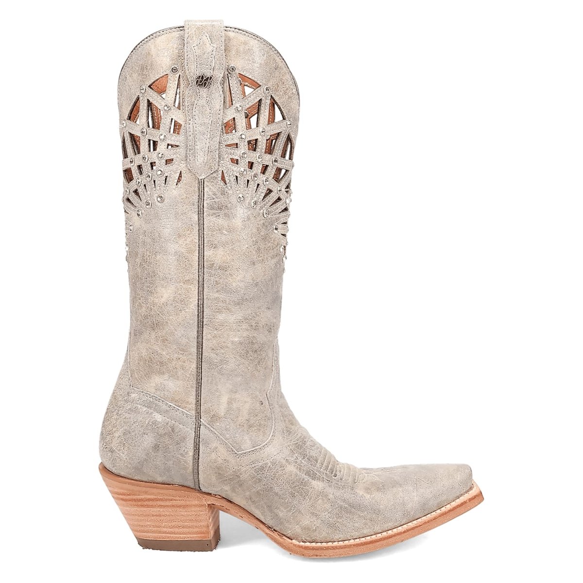 Dan Post Women's Miley Snip Toe Leather Boots - Gray DP7017 - 6M