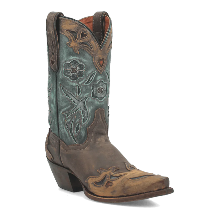 VINTAGE BLUEBIRD LEATHER BOOT
