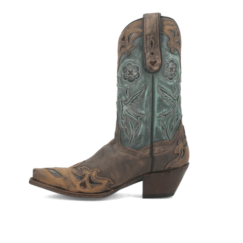 VINTAGE BLUEBIRD LEATHER BOOT