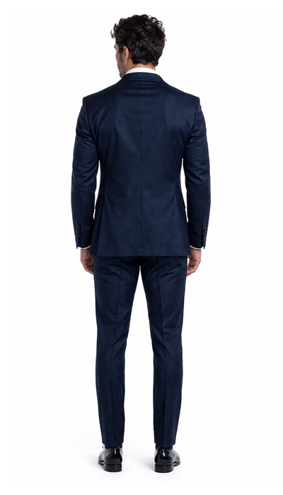 Daniel Craig Suit Midnight Blue Besom Two Pockets james bond Tuxedo