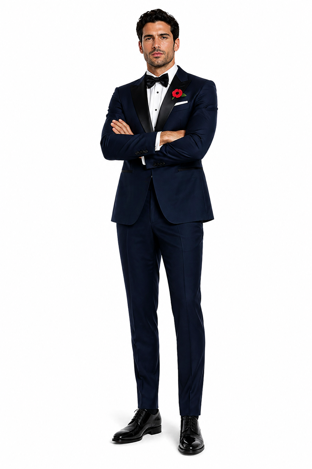 Daniel Craig Suit Midnight Blue Besom Two Pockets james bond Tuxedo