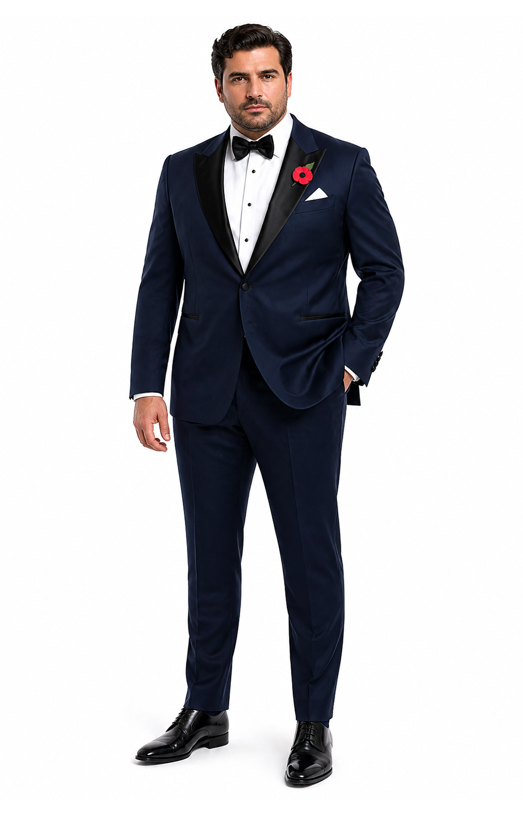 Daniel Craig Suit Midnight Blue Besom Two Pockets james bond Tuxedo