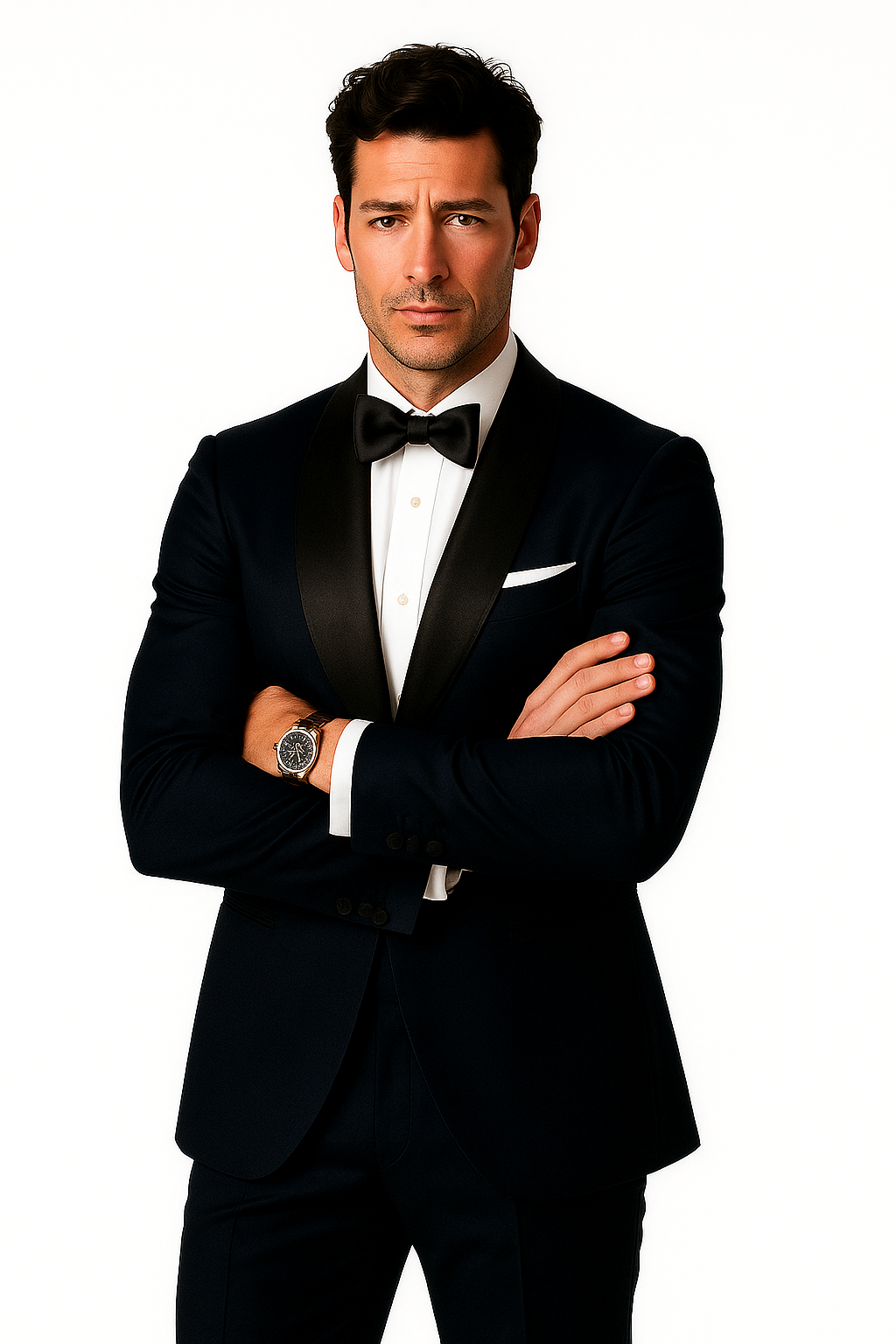 Mens Navy Blue Wedding Tuxedo - Dark Blue Tuxedo Suit" Mens Daniel Craig | James Bond | Navy Blue Tuxedo Costume - New Arrival - 34 Short