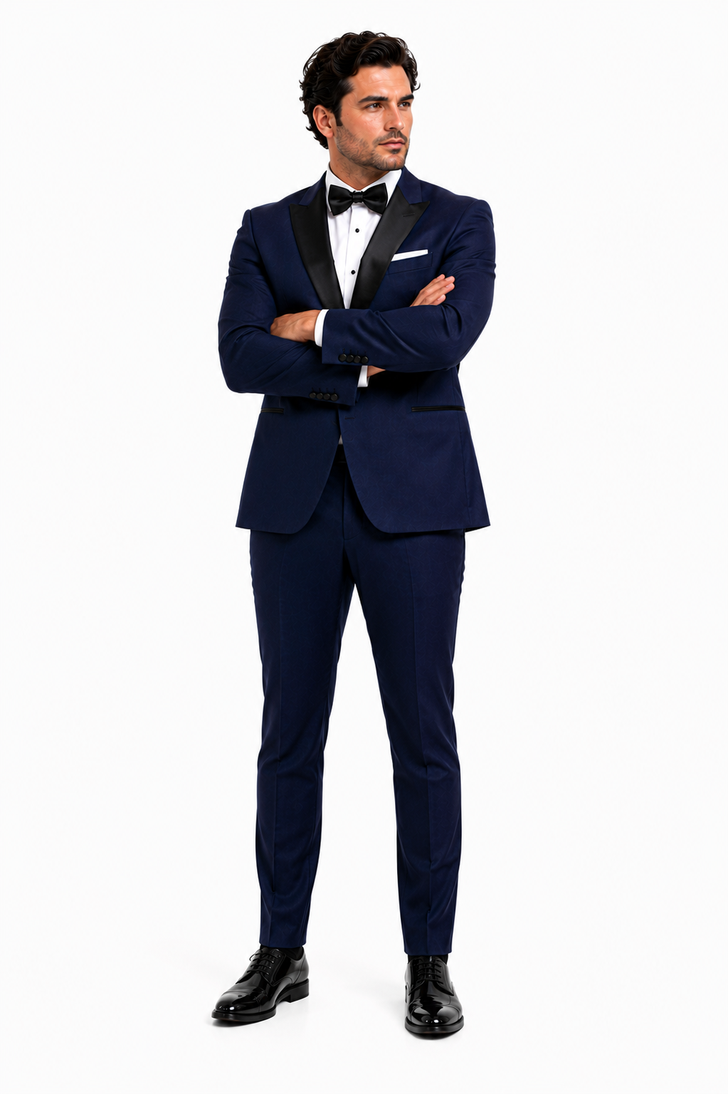 Mens Navy Blue Wedding Tuxedo - Dark Blue Tuxedo Suit" Mens Daniel Craig | James Bond | Navy Blue Tuxedo Costume - New Arrival
